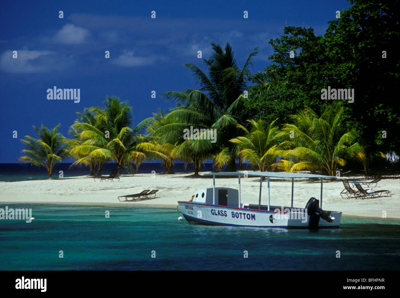 Glass bottom boat, Half Moon Golf Tennis and Beach Club, Rose Hall