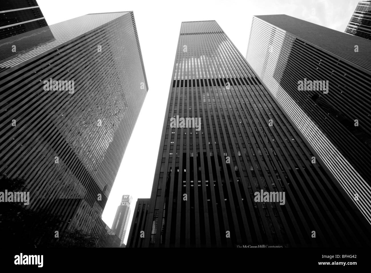 Penn Plaza Buildings, Mid-Town Manhattan, New York. Stock Photo
