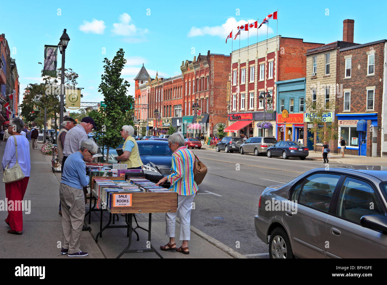 Downtown Stratford, Ontario, Canada Stock Photo