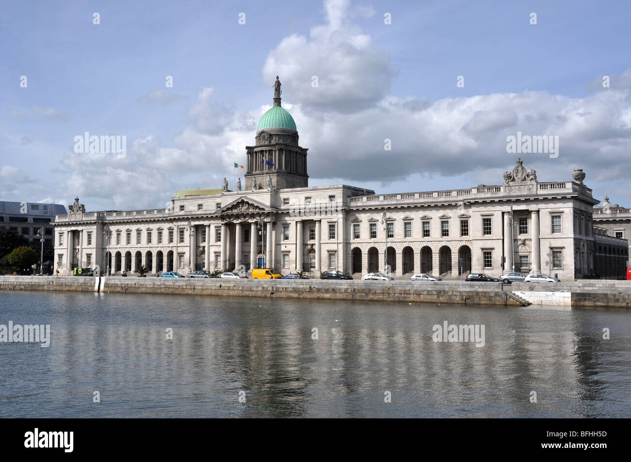 Custom House Dublin Ireland Stock Photo