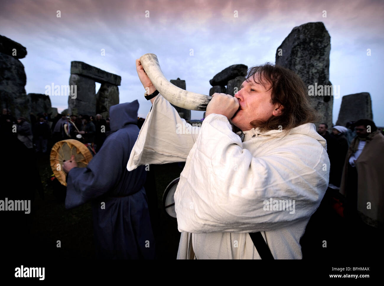 Druids’ spring equinox ceremony hi-res stock photography and images - Alamy