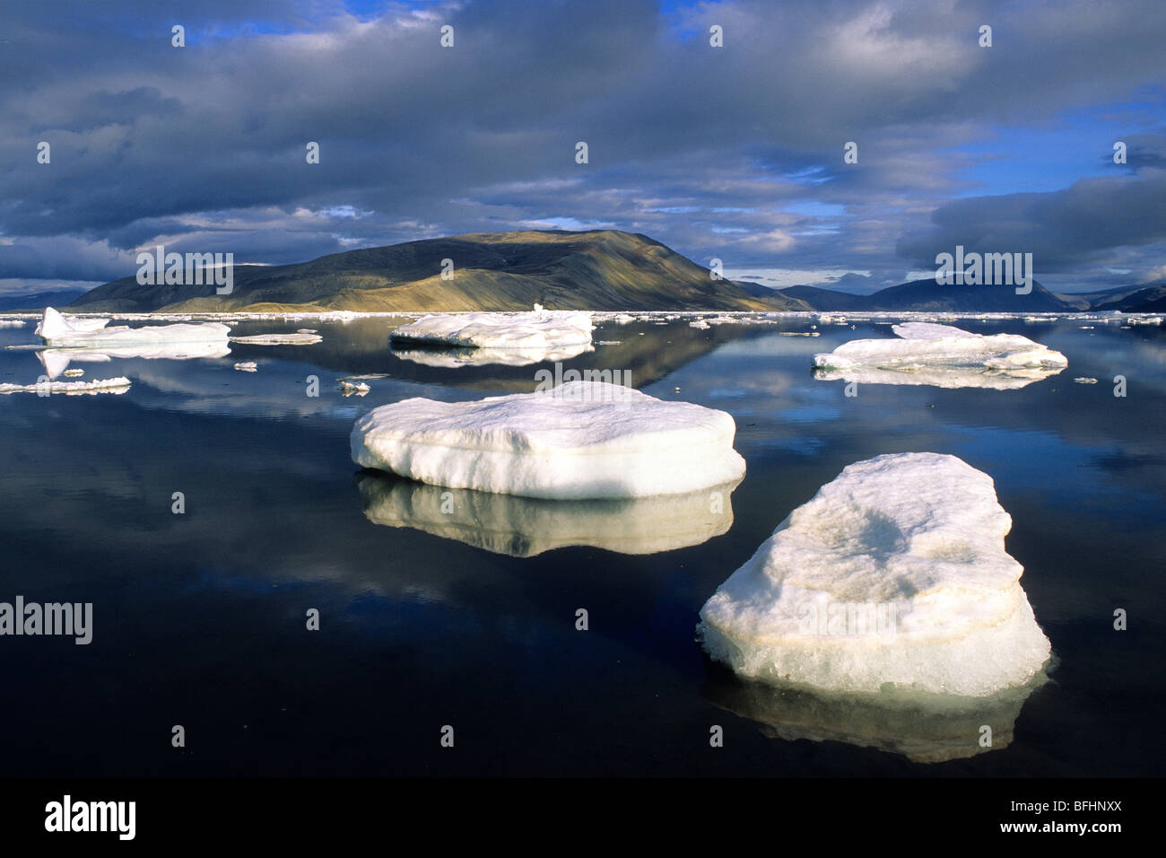 Discovery Harbour, Northeastern Ellesmere island, Nunavut, Arctic Canada Stock Photo