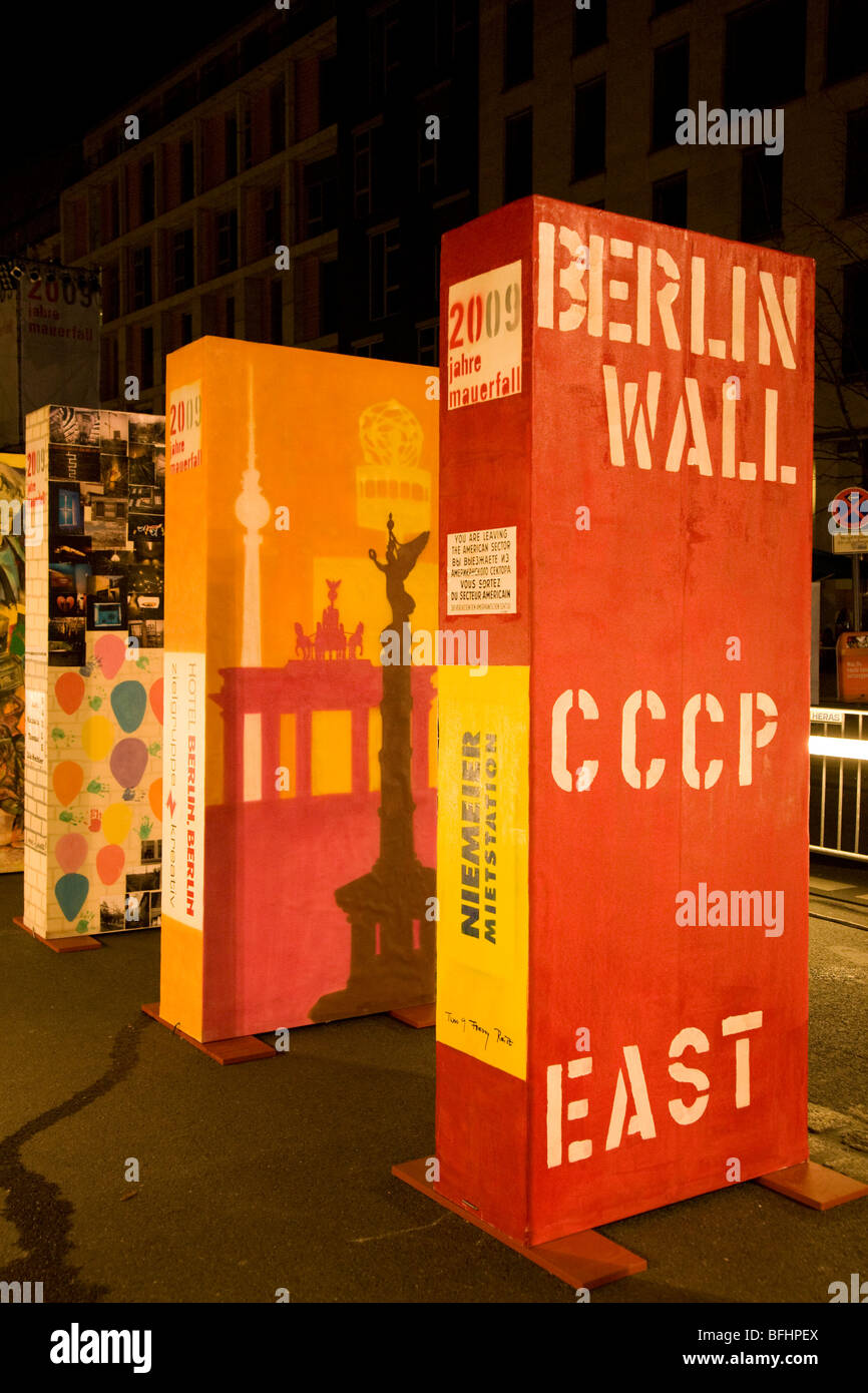 20th anniversary celebrations of the fall of the Berlin Wall in Berlin
