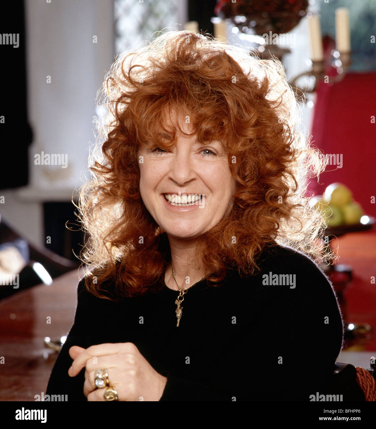 Portrait of  Lynda La Plante who is an author, screenwriter and former actress Stock Photo