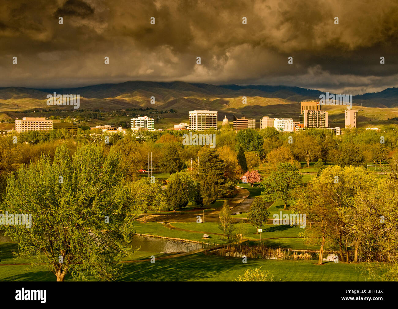 Boise, idaho city scape hires stock photography and images Alamy