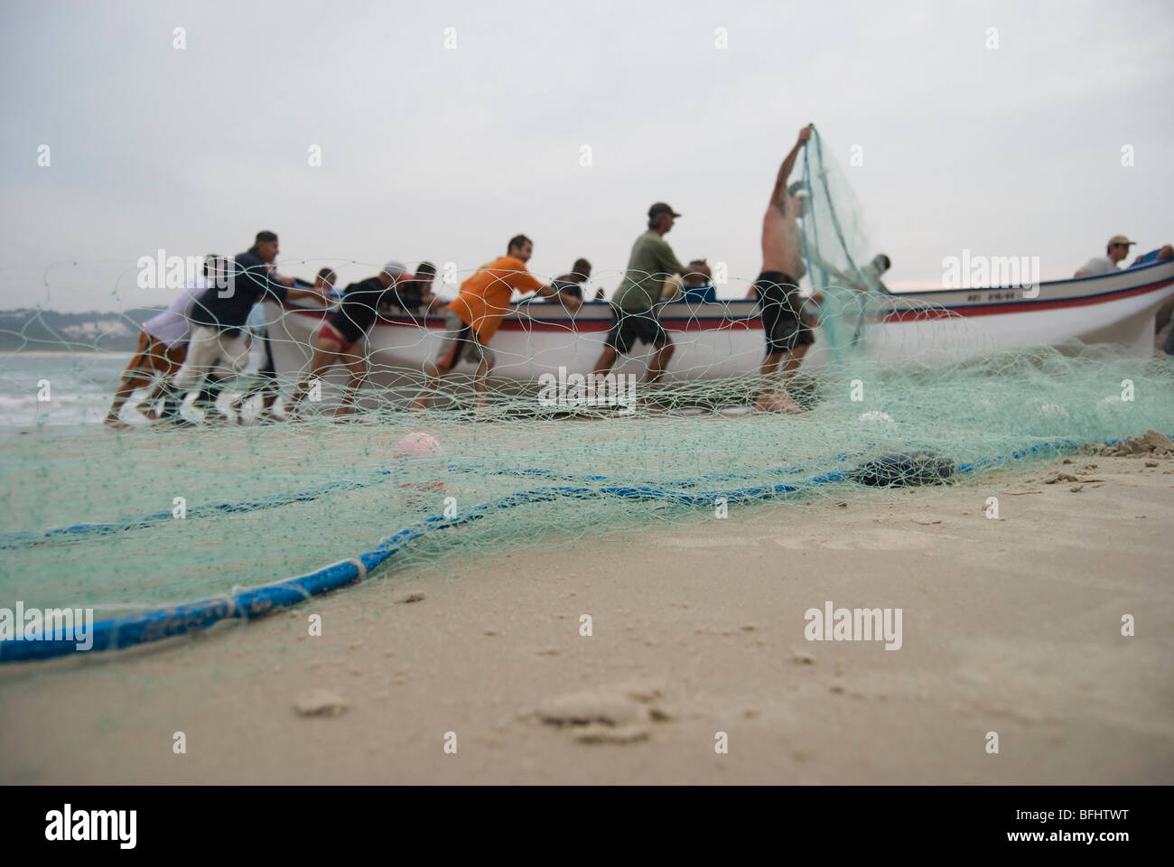 Fisherman at work Stock Photo Alamy