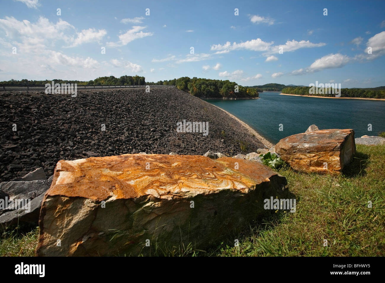 Summersville Lake in West Virginia early fall landscape Stock Photo Alamy