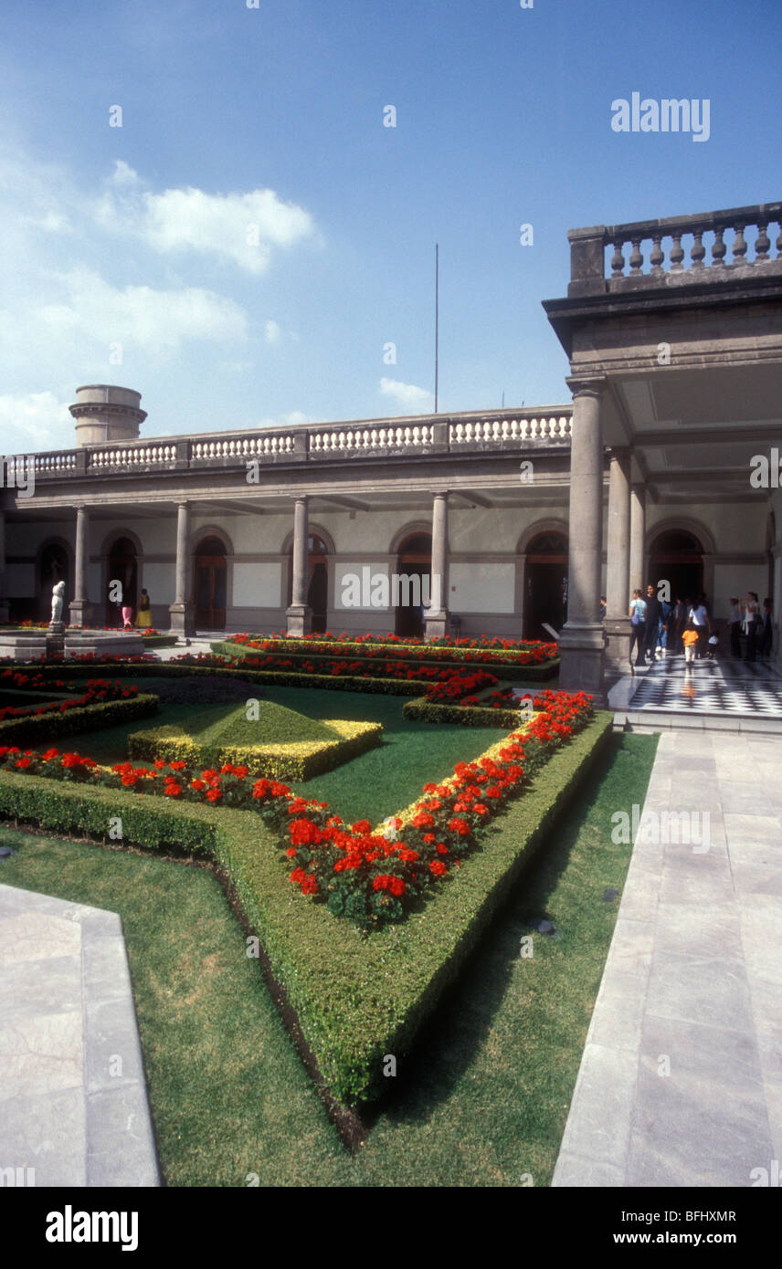 Chapultepec Castle or Castillo de Chapultepec in Mexico City. This