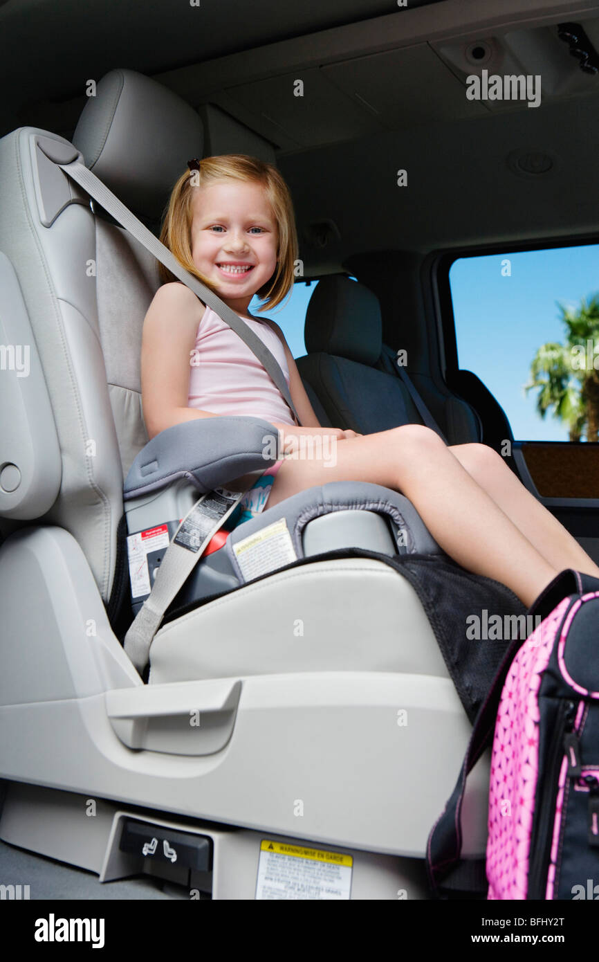 Child car booster seat hi res stock photography and images Alamy