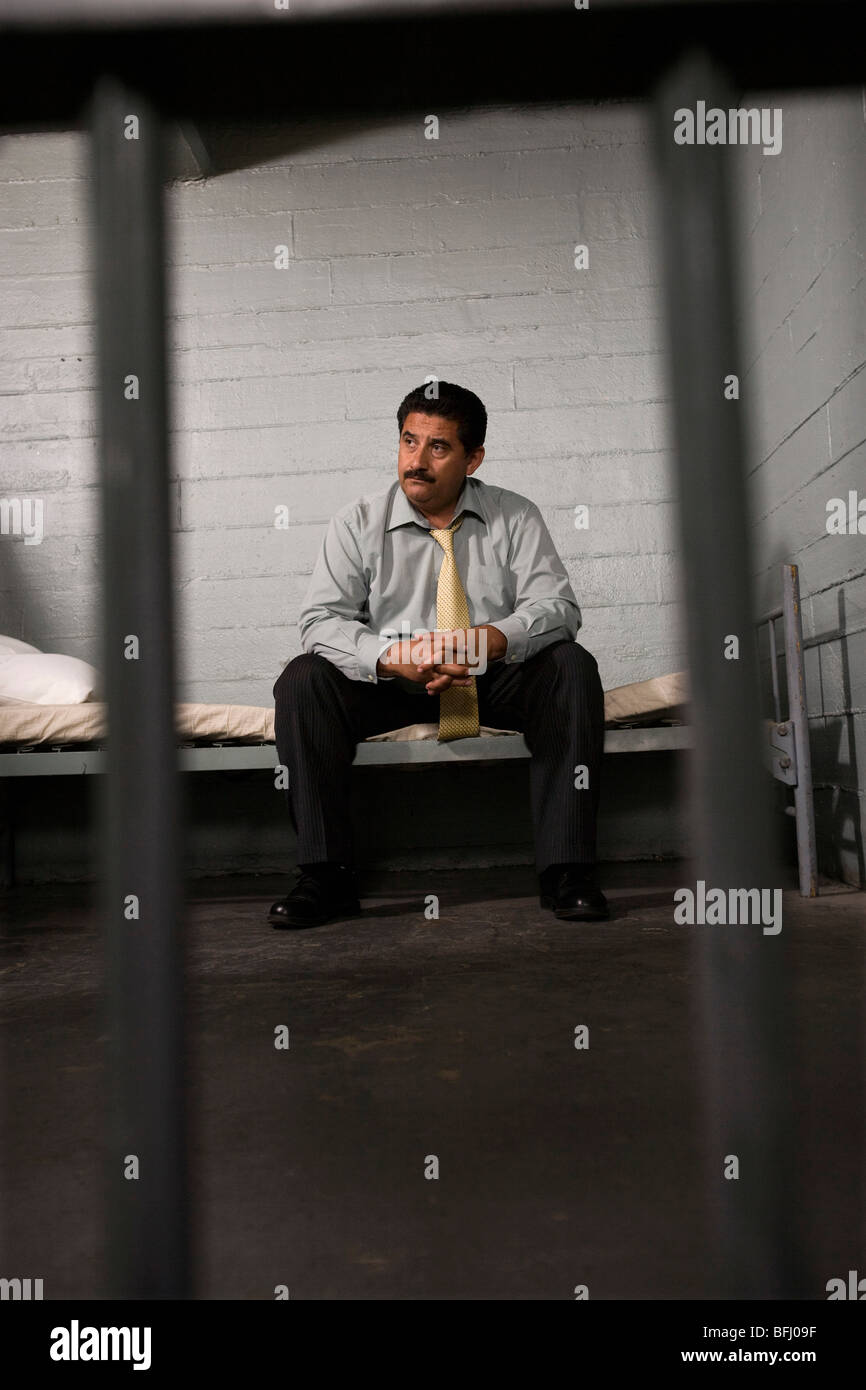 Sitting In Prison Cell High Resolution Stock Photography and Images Alamy