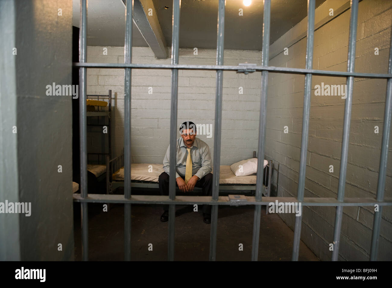 Sitting In Prison Cell High Resolution Stock Photography and Images Alamy