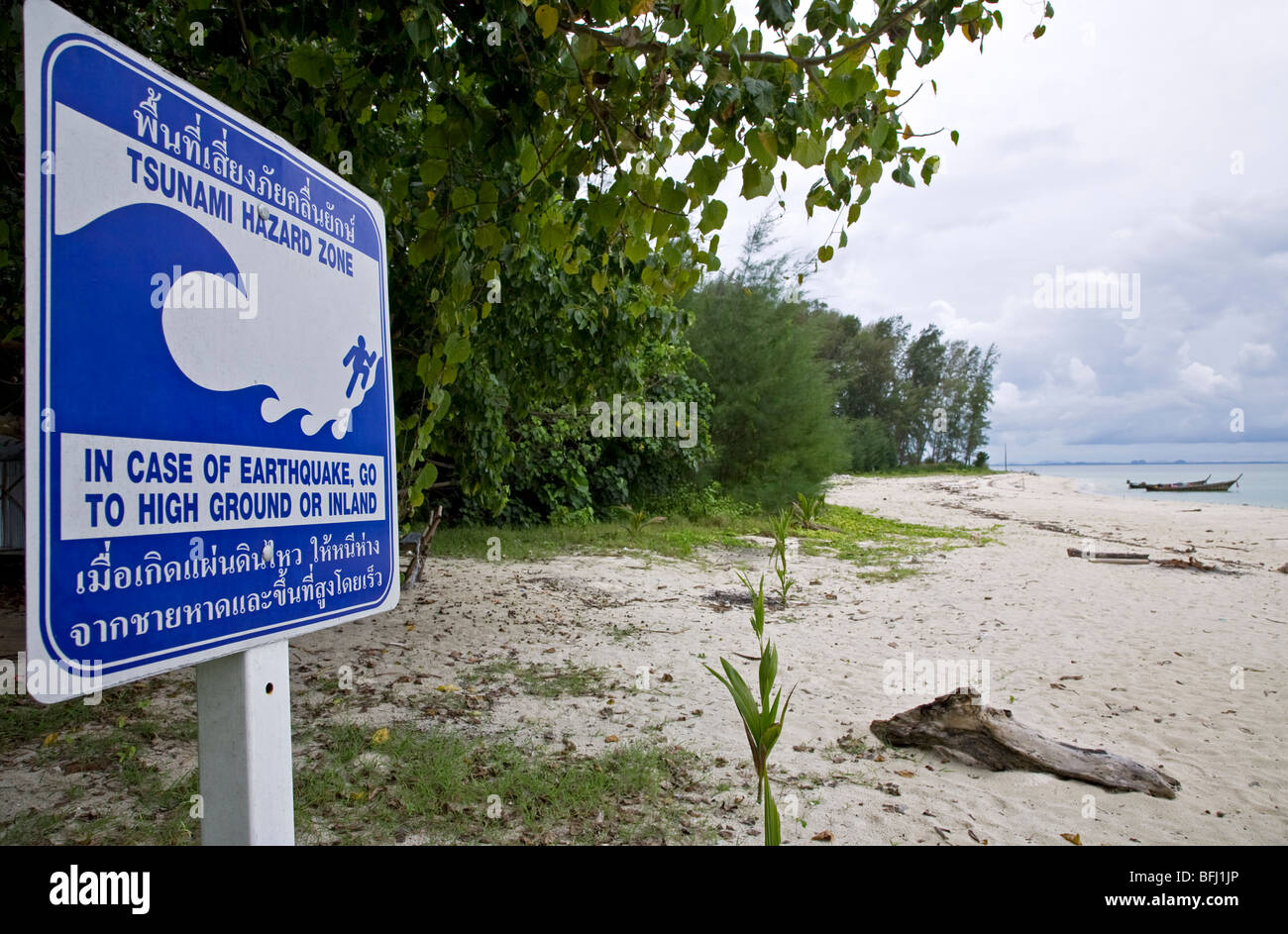 Tsunami risk map thailand