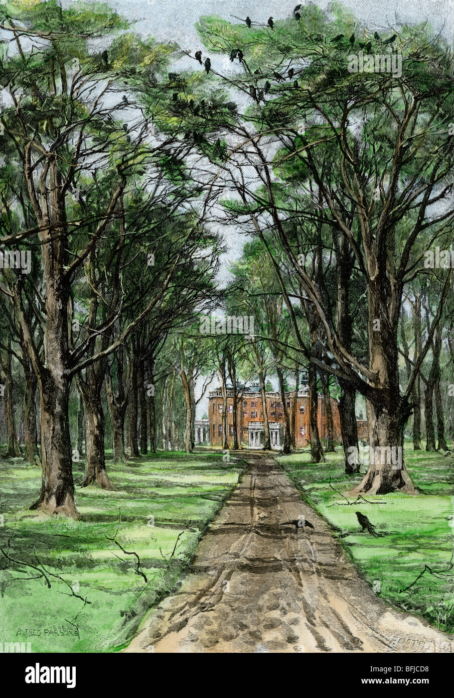 19th century manor house hi-res stock photography and images - Alamy