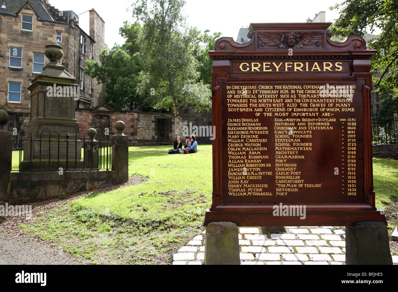 Greyfriar's churchyard, Edinburgh, Scotland Stock Photo