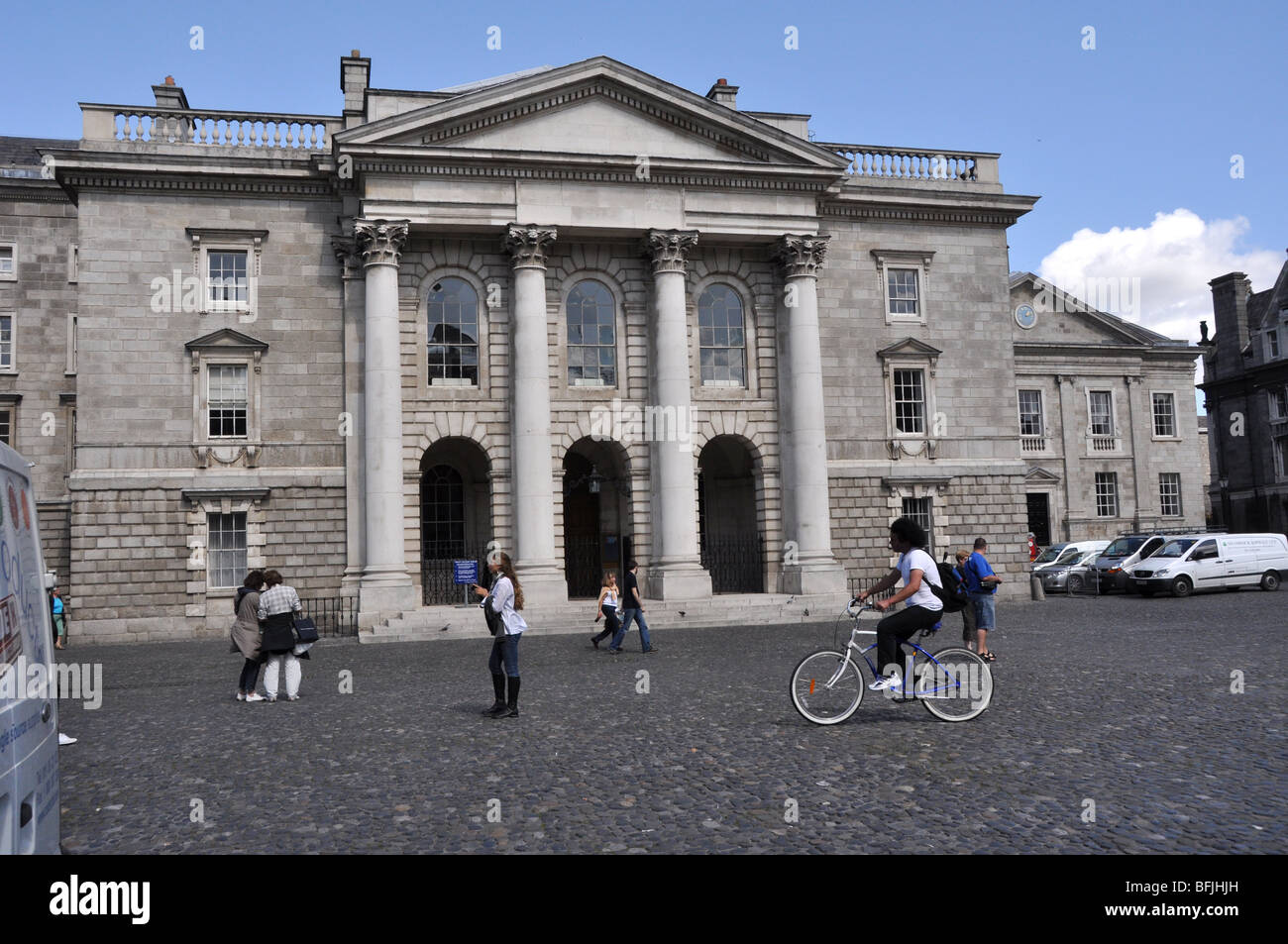 Trinity College Dublin Ireland Stock Photo