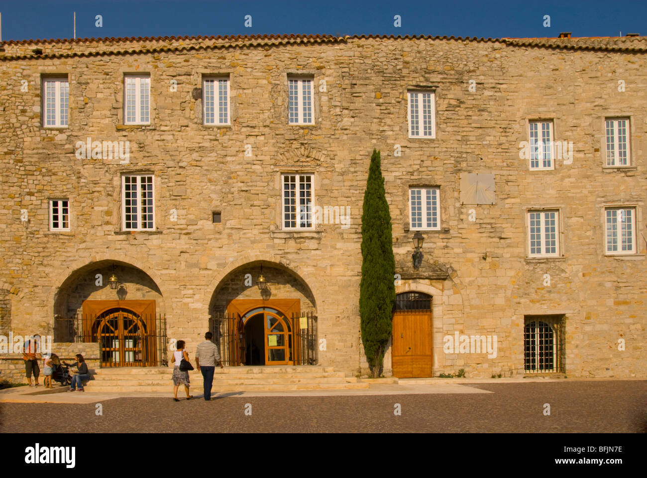 Popular tourist destination of medieval town of Le Castellet Southern France Stock Photo