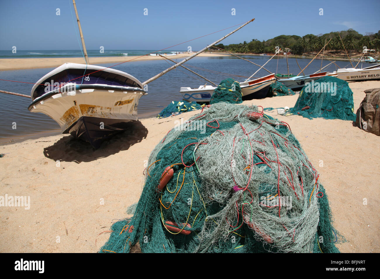 Arugam Bay in Sri Lanka. Stock Photo