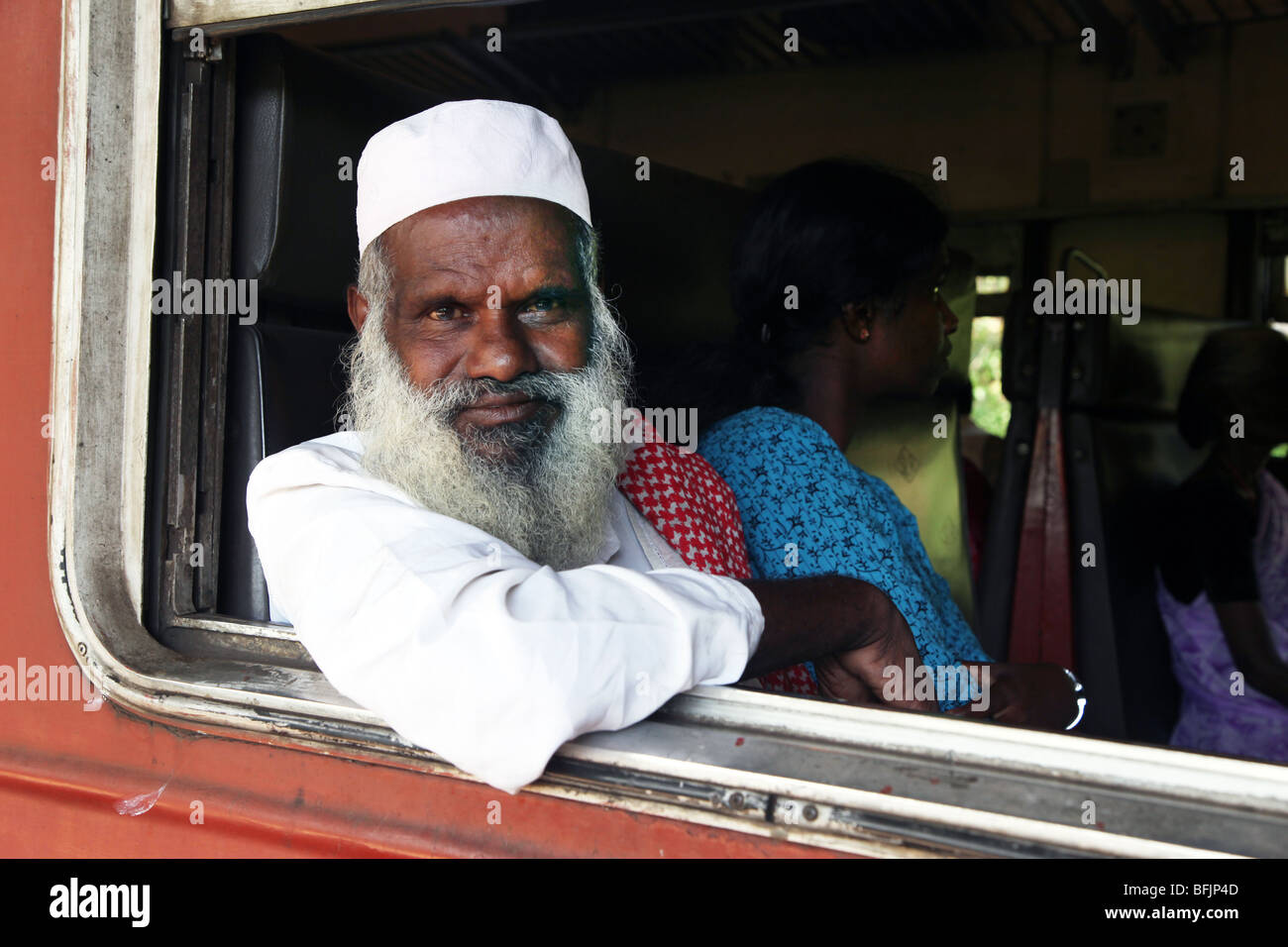 Sri Lanka, The main train east from Colombo into the Hill Country, through Kandy, Nanu Oya, for Nuwara Eliya and Ella to Badulla Stock Photo