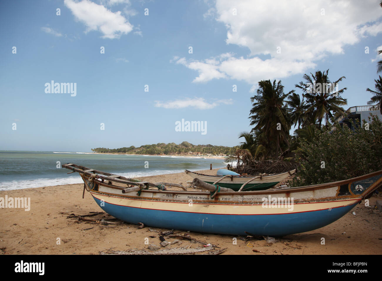 Arugam Bay in Sri Lanka. Stock Photo