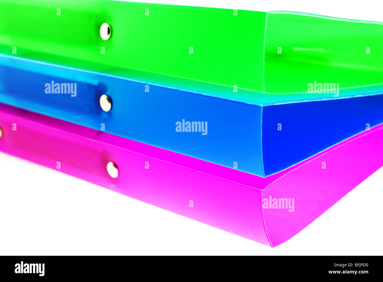 three-multicolored-folders-on-white-background-stock-photo-alamy
