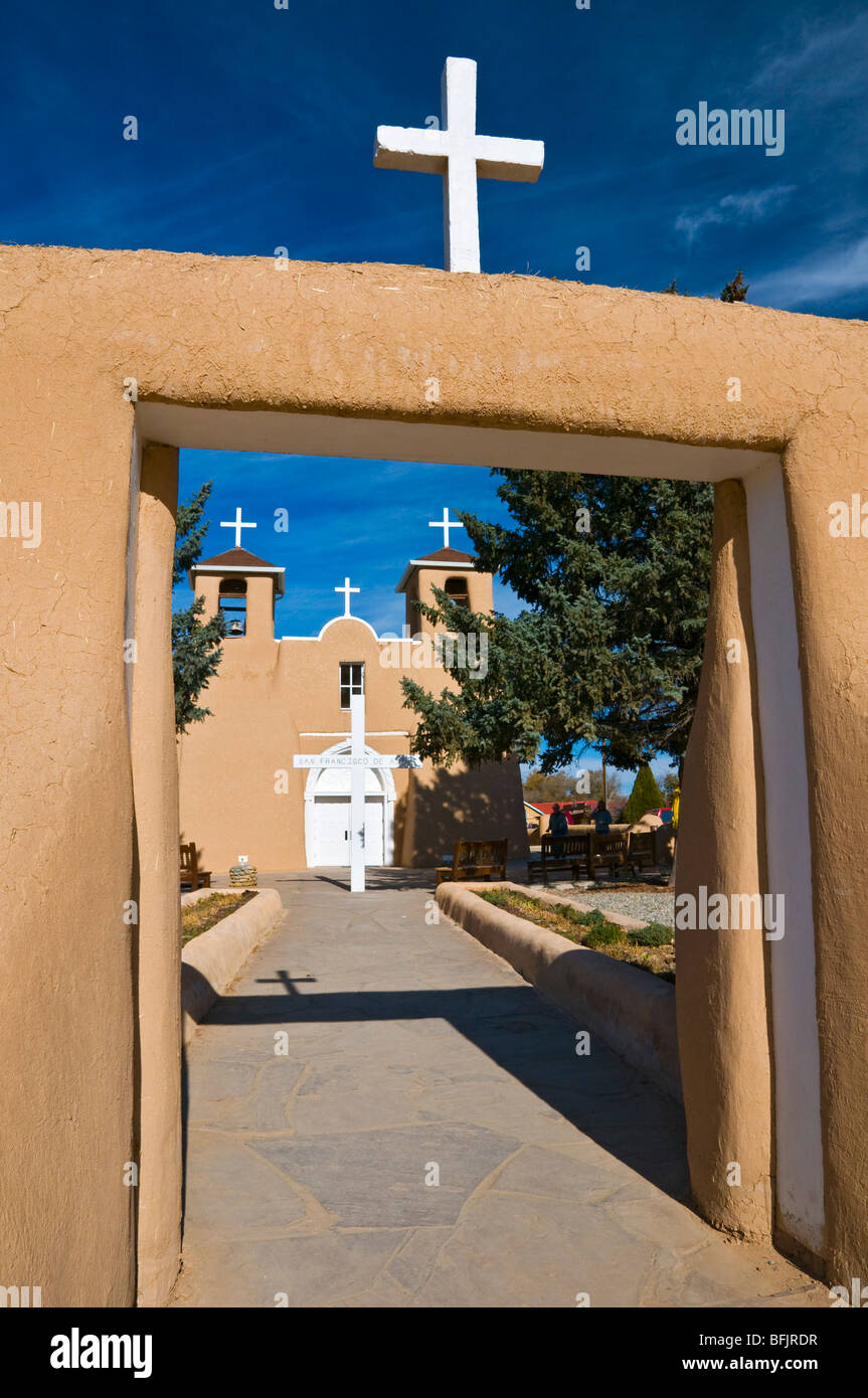 San Francisco de Asis Church Ranchos de Taos New Mexico Stock Photo