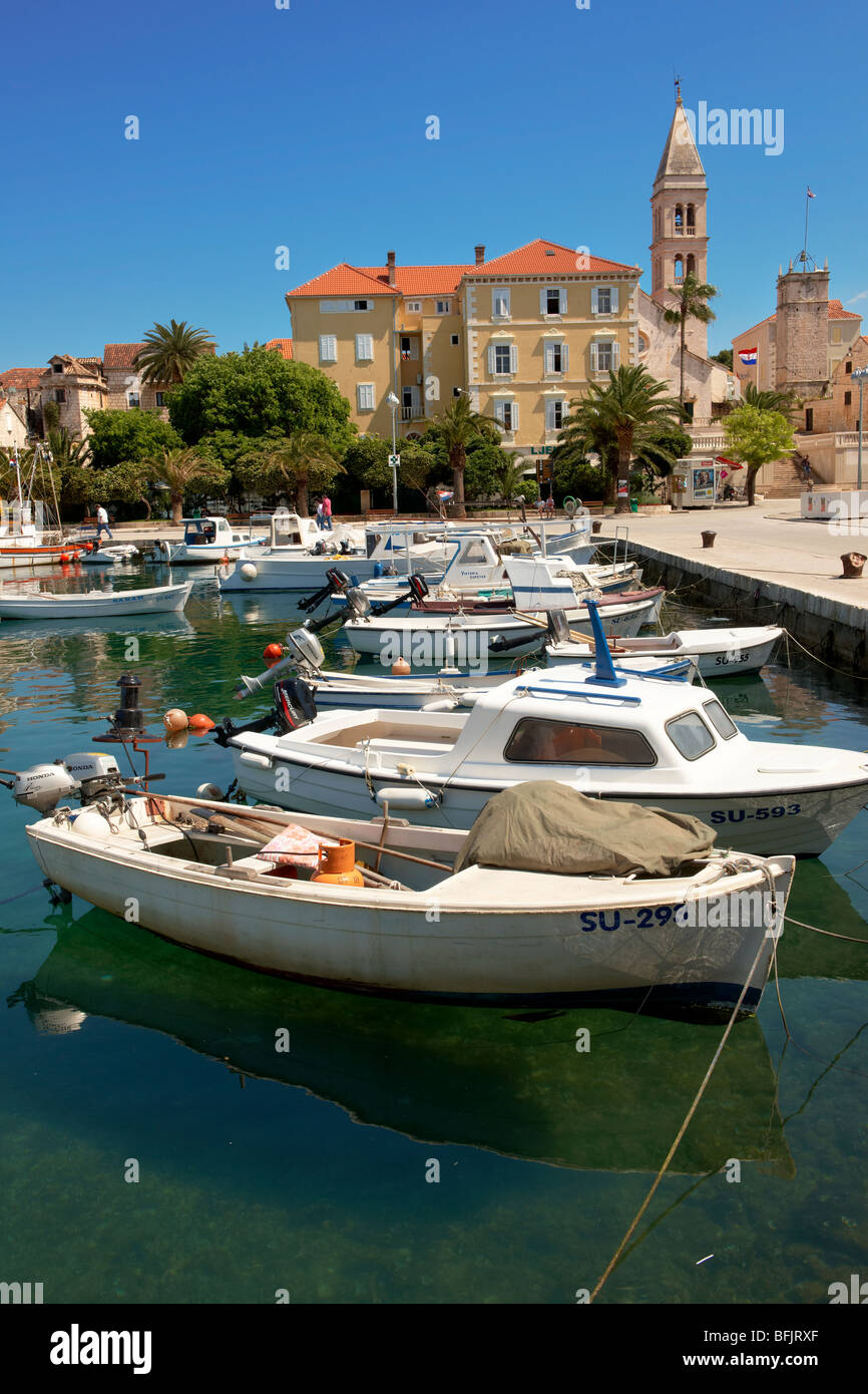 Bol harbour, Brač island, Croatia Stock Photo