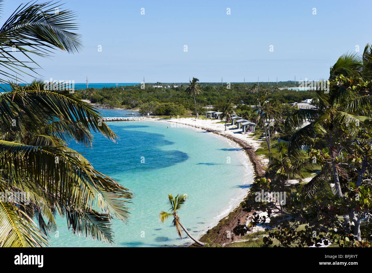 Calusa Beach, one of the beaches at Bahia Honda State Park, Big Pine Key, Florida Keys, USA Stock Photo