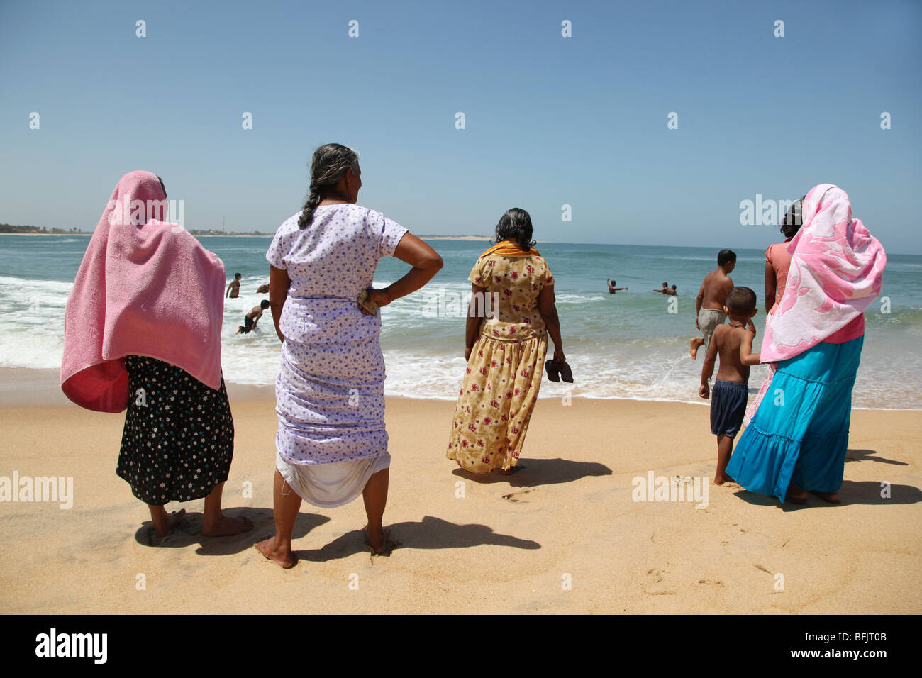 Arugam Bay in Sri Lanka. Stock Photo