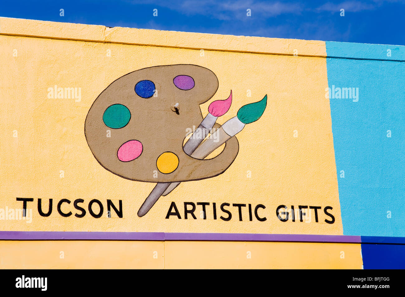 Art supply store on 4th Avenue in Tucson Stock Photo Alamy