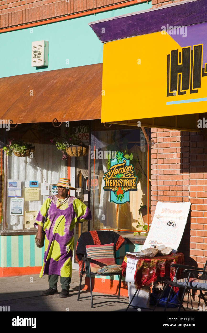 Fortune teller at 4th Avenue street fair in Tucson Stock Photo Alamy