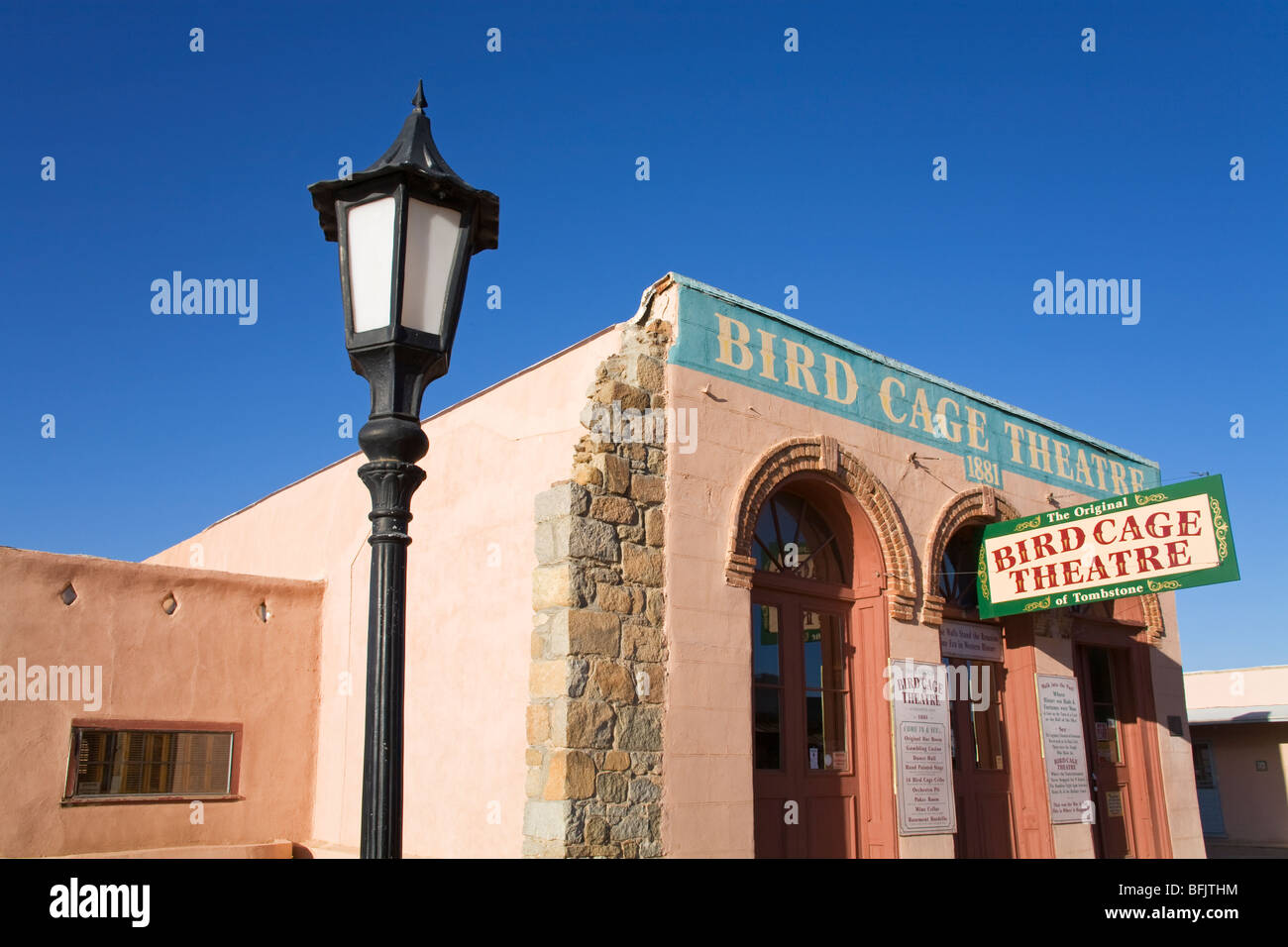 Bird Cage Theatre,Tombstone, Cochise County, Arizona, USA Stock Photo
