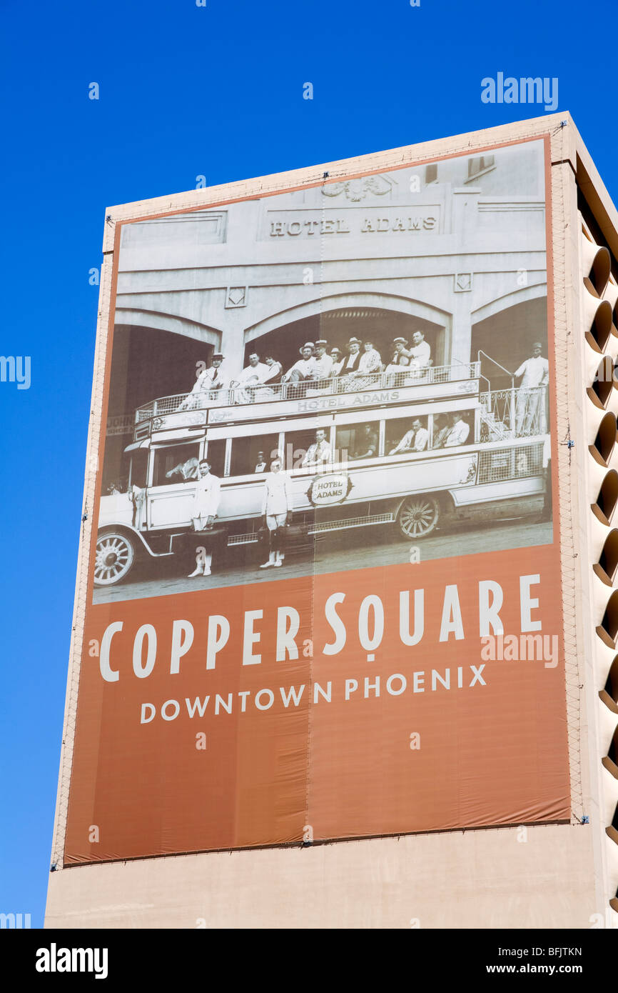 Copper Square, Phoenix, Arizona, USA Stock Photo