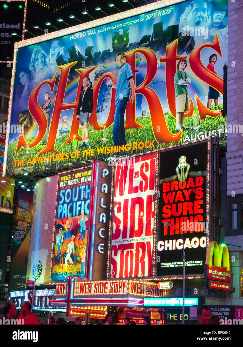 Times square billboard west side story hires stock photography and