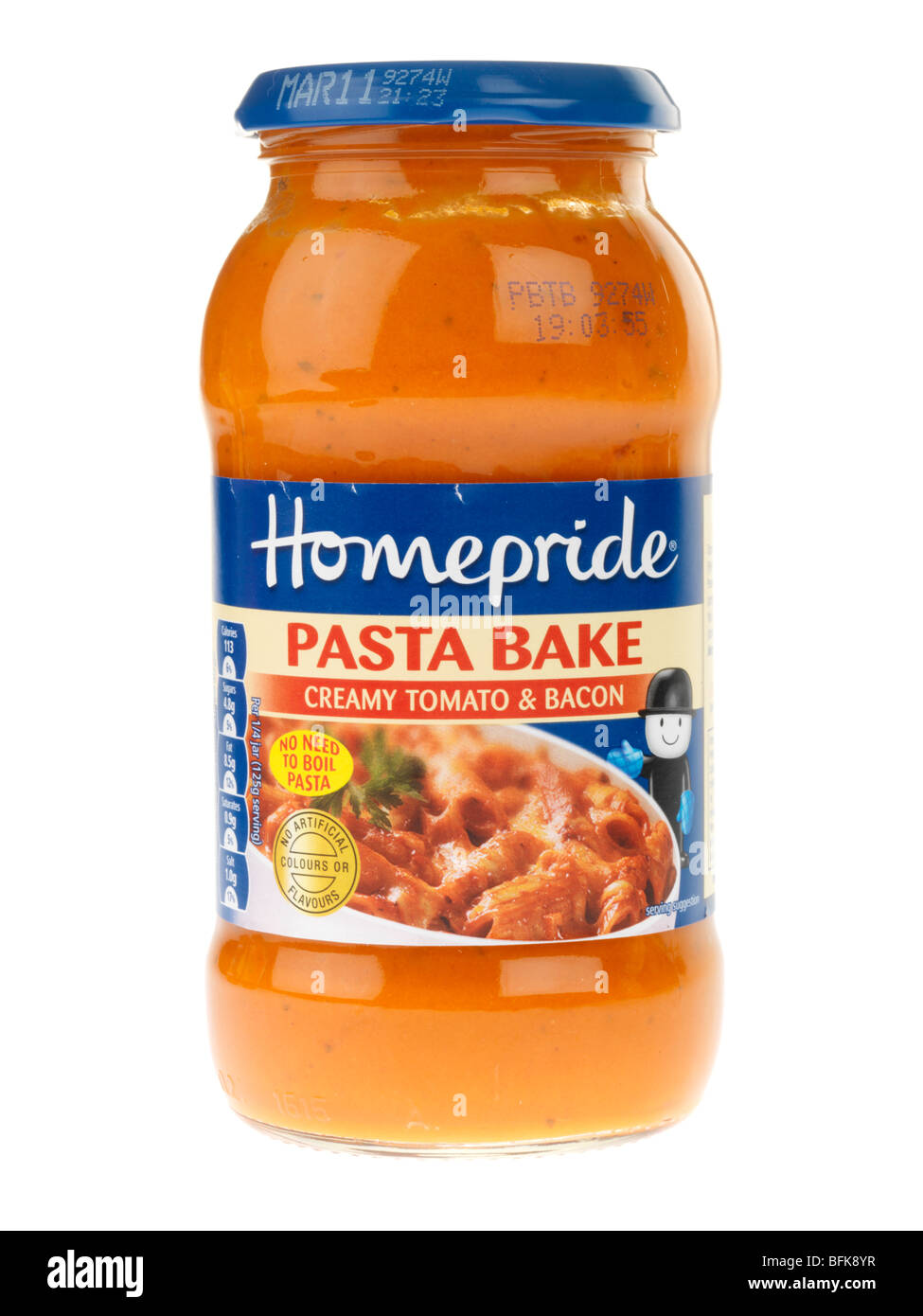Pasta Bake Sauce Stock Photo