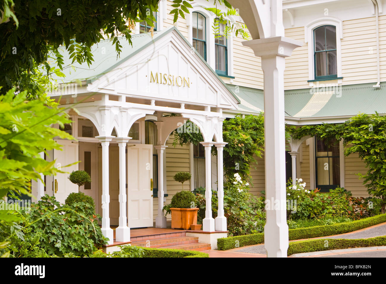 Mission Estate Winery Napier New Zealand Stock Photo Alamy