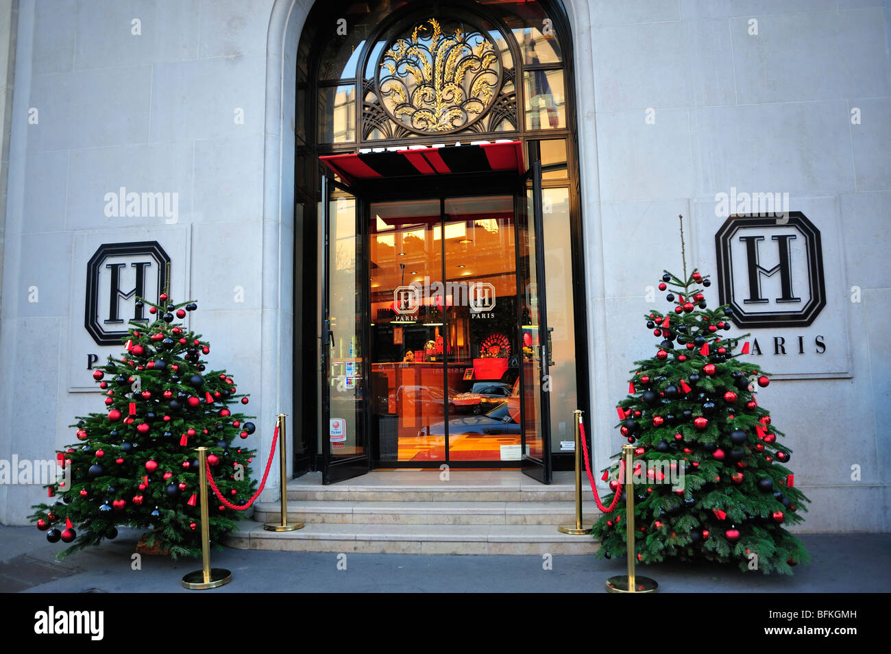 Paris France Luxury Christmas Shopping Stock Photos Paris France