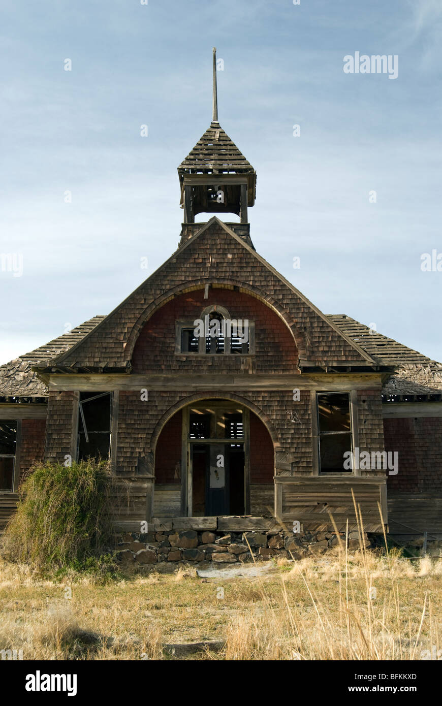 The Old Govan Schoolhouse in the ghost town of Govan, Washington Stock ...