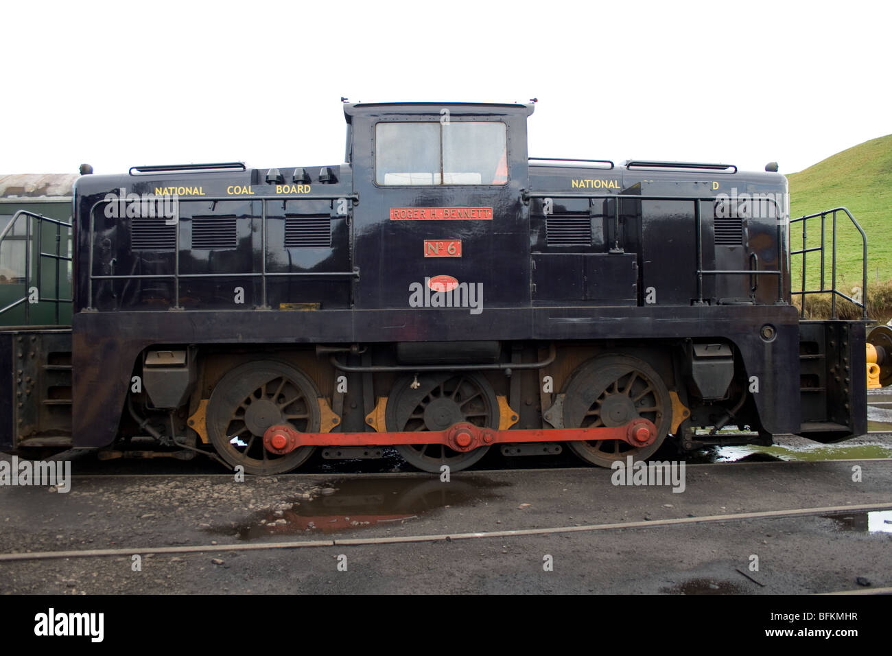 Janus 'Roger H Bennett' diesel shunter, National Coal Board Stock Photo