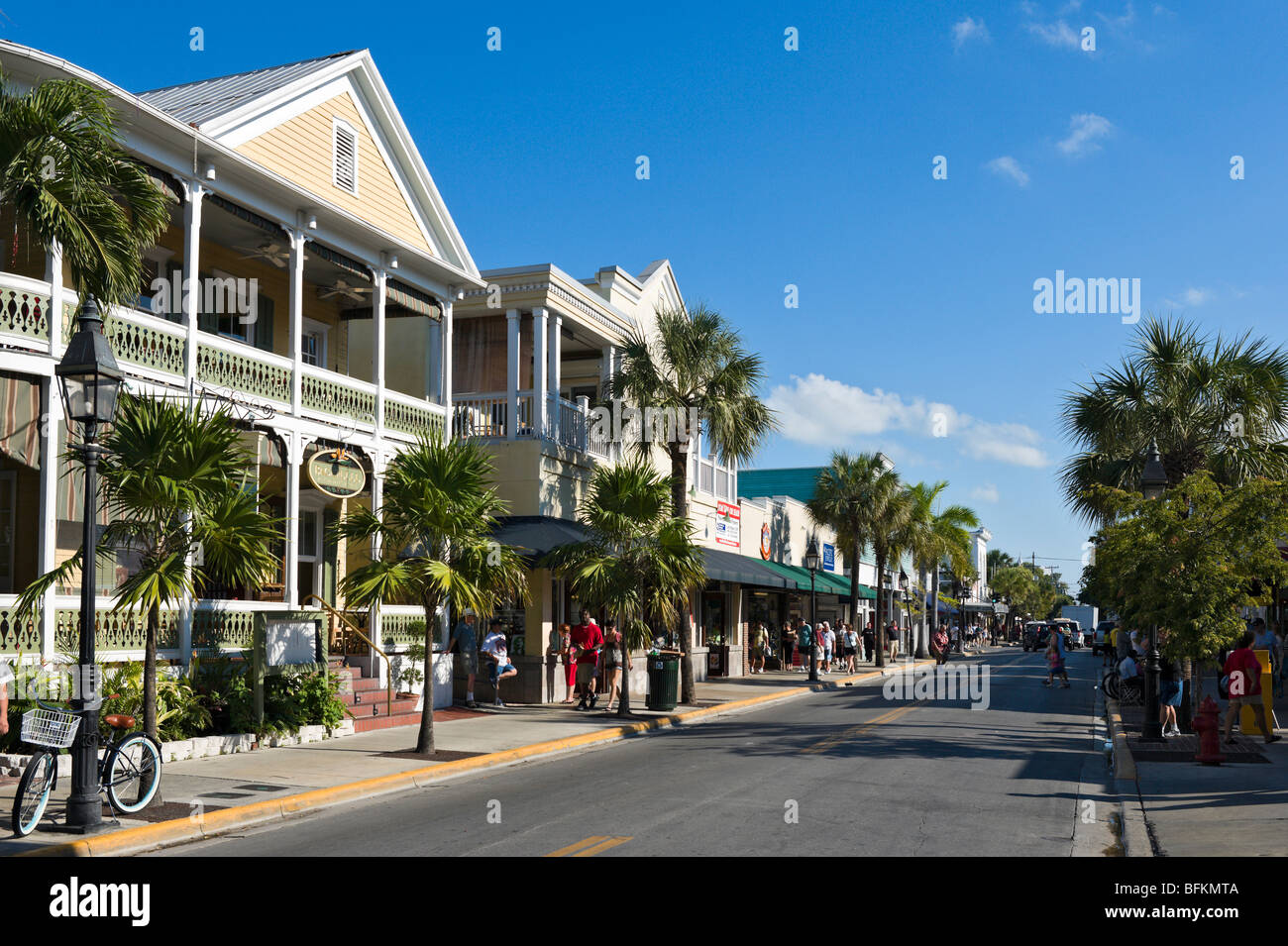 Duval Street, Key West, Florida Keys, USA Stock Photo