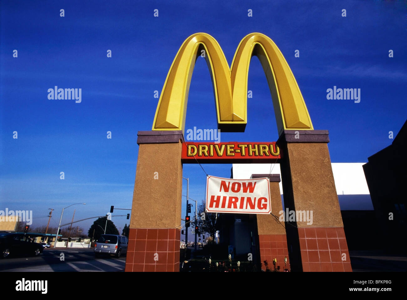 McDonald’s, the world’s largest restaurant company announced in 2009 that it will open 1,000 restaurants worldwide in 2010 Stock Photo