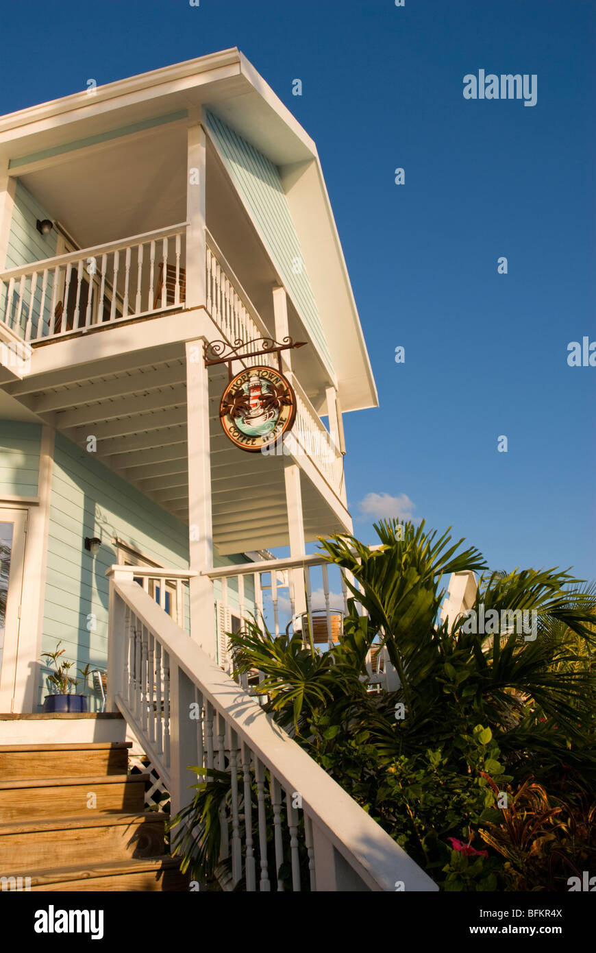 Hope Town Coffee House, Hope Town, Abaco, Bahamas Stock Photo Alamy