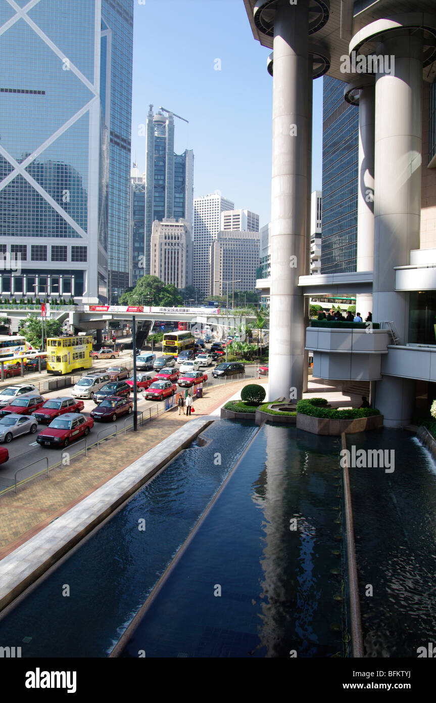 asia hong kong central street scene Stock Photo - Alamy