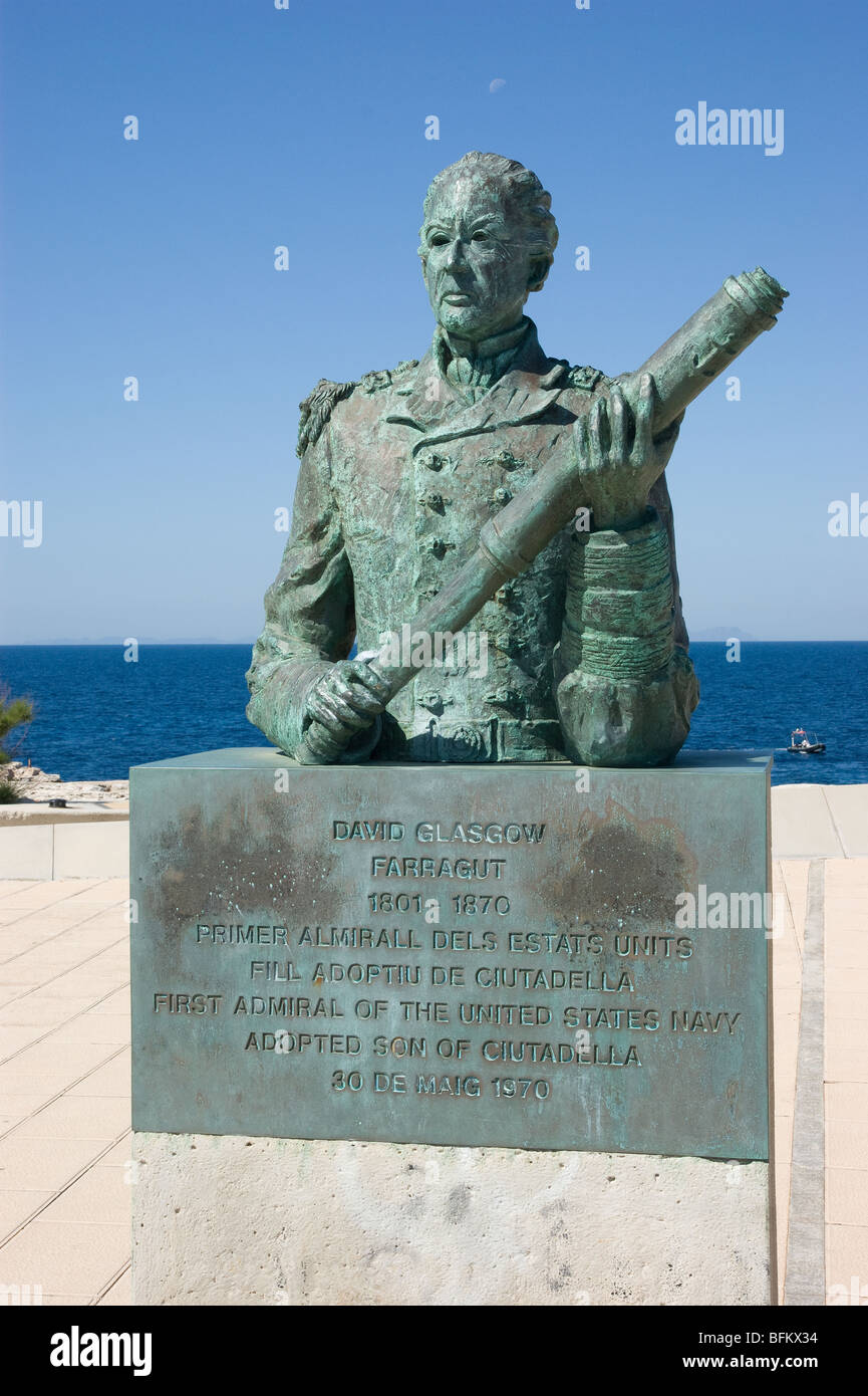 Statue of the First Admiral of the United States Navy, adopted son of