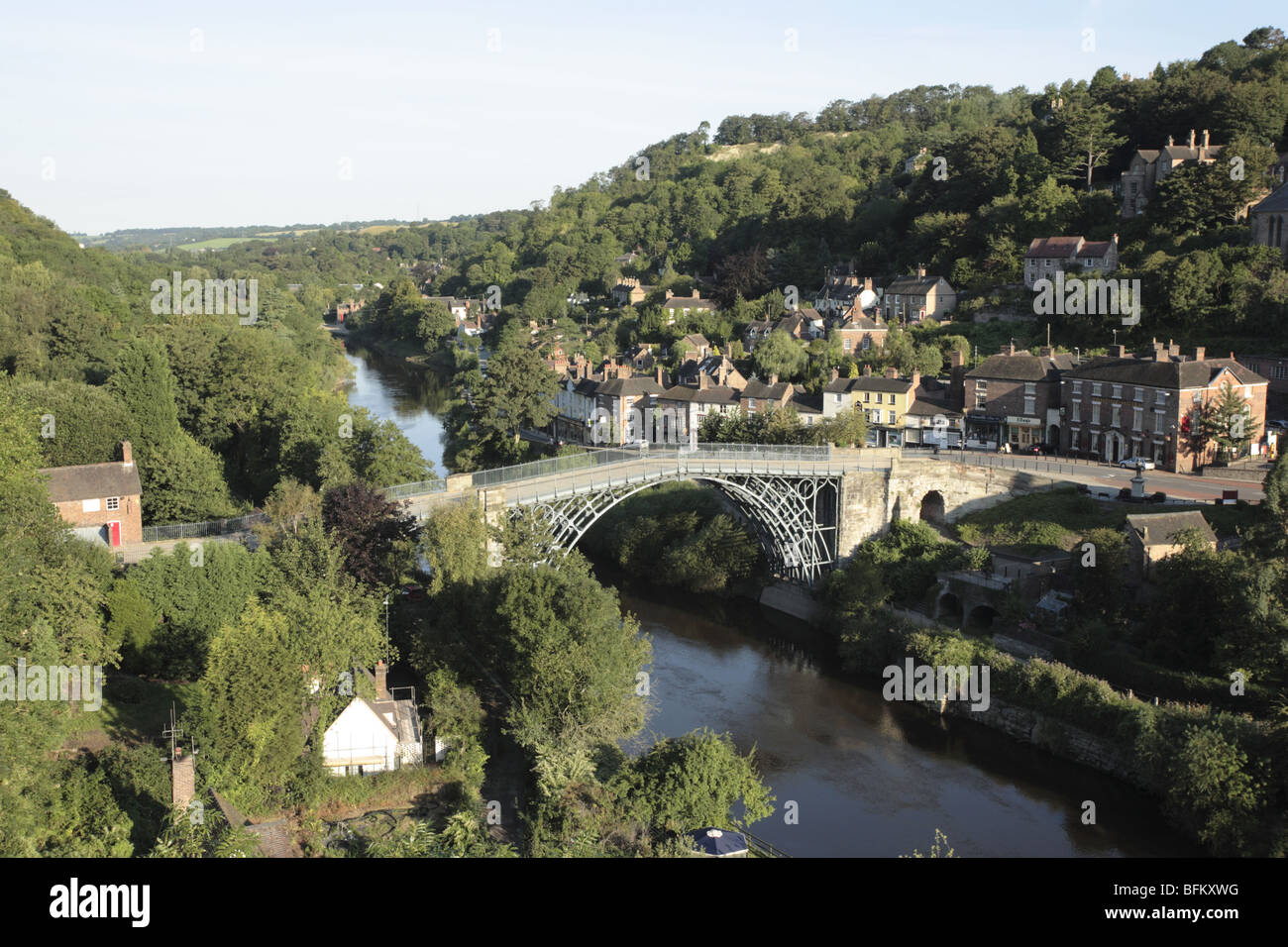 Ironbridge Shropshire Stock Photo Alamy
