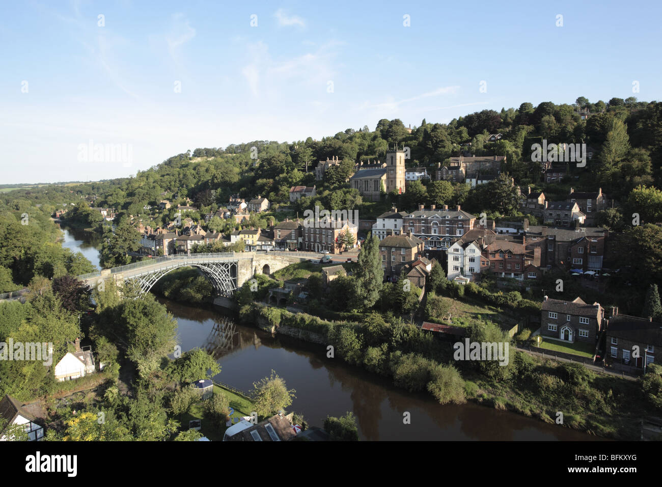 Ironbridge Shropshire Stock Photo Alamy