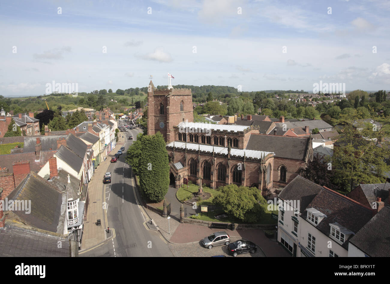 St Nicholas Church, High Street, Newport, Shropshire Stock Photo Alamy