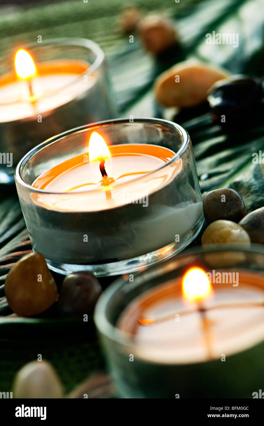 Wedding dinner table reception. Wedding table decoration - white branch  from a tree, crystal pendants, candles in glass spheres, on a white table  with Stock Photo - Alamy