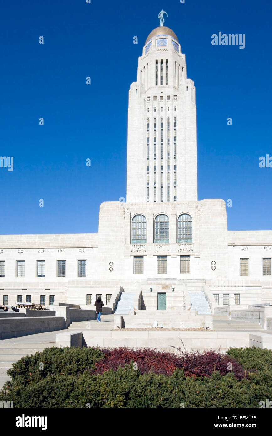 Nebraska state capitol facade hires stock photography and images Alamy