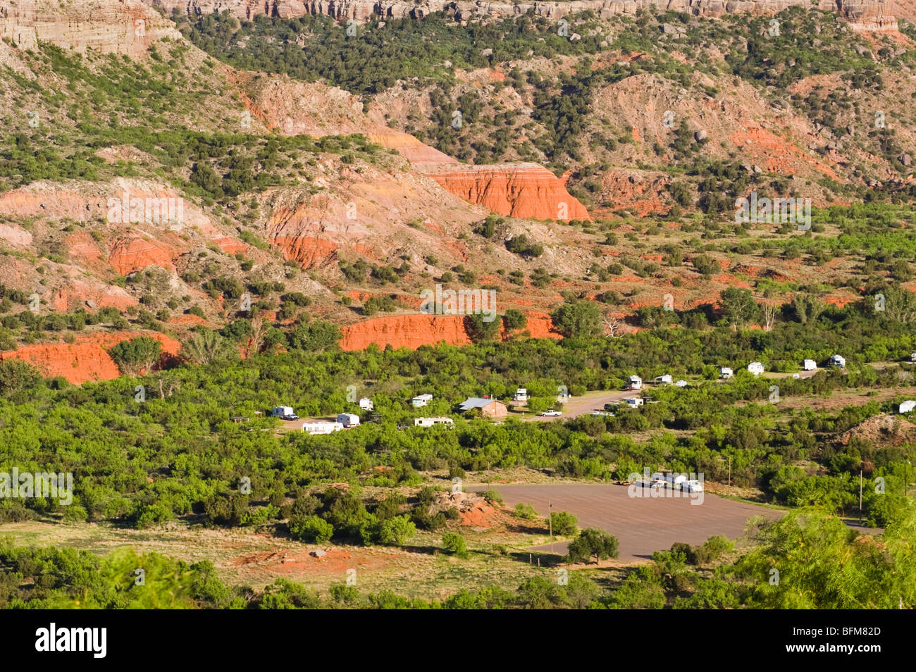View of Palo Duro Canyon from the rim Stock Photo Alamy
