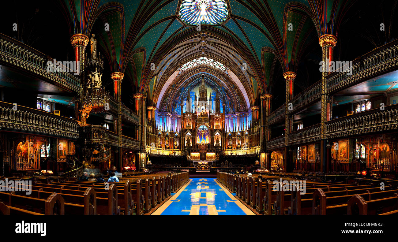 Notre dame basilica montreal hi-res stock photography and images - Alamy